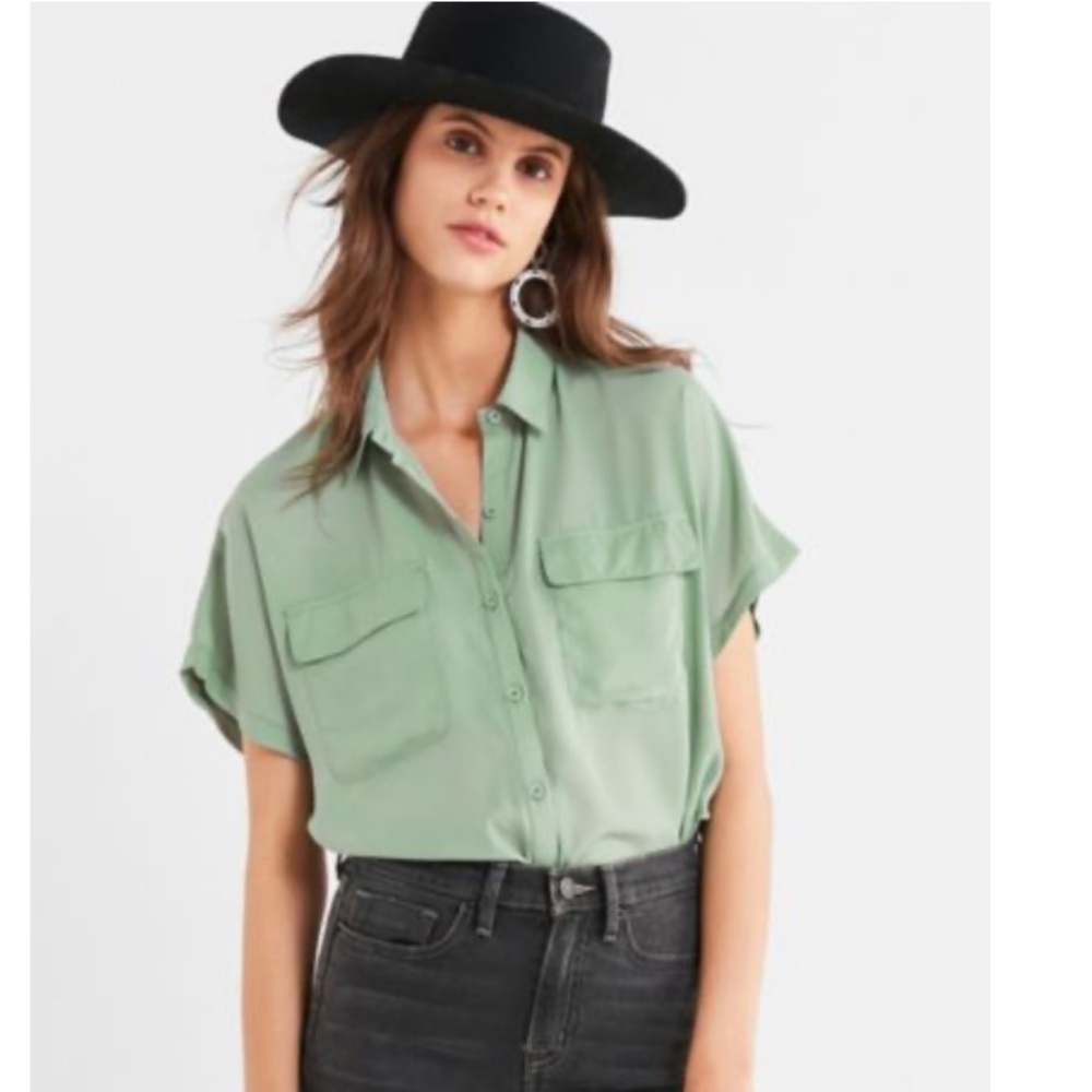 Short Sleeve Pocket Button Down Shirt